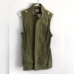 NWT Cabi Olive Long Vest, size xs